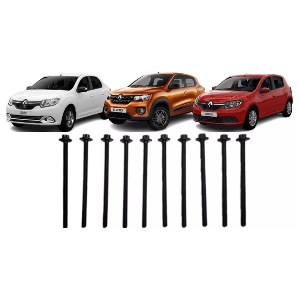 PARAFUSO DE CABECOTE RENAULT B4D 1.0L 12V KWID (533123031) em Oferta na Shopee