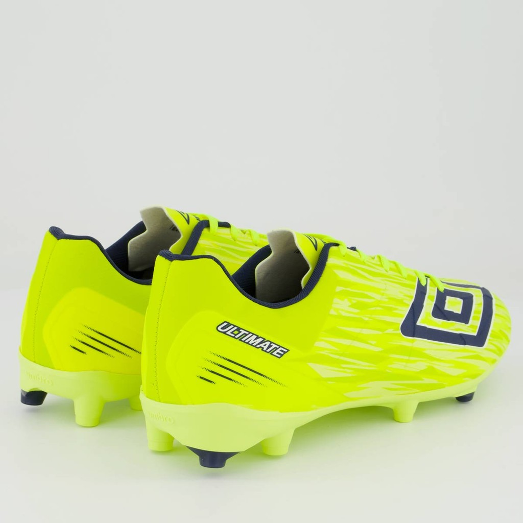 Detalhes do Chuteira Umbro Ultimate Campo Verde Fluorescente
