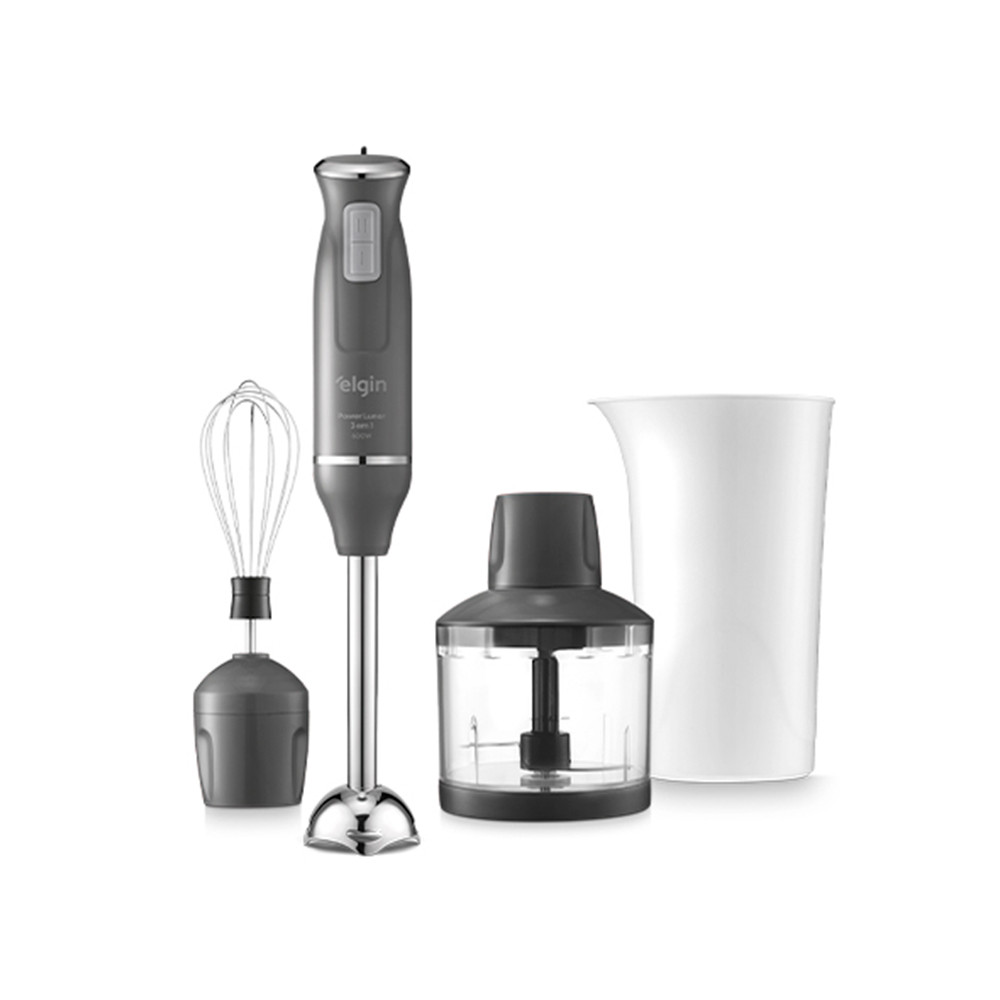 Mixer Power Lunar 3 Em 1 Cinza Elgin - 220V