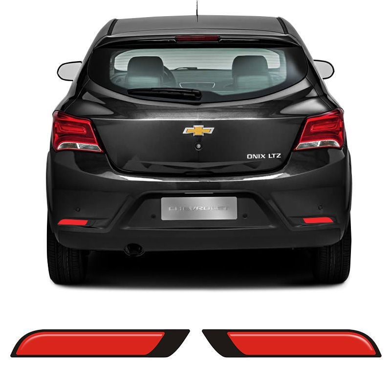 Adesivo Refletivo Para-Choque Onix 2017/2018 Olho De Gato em Oferta na Shopee