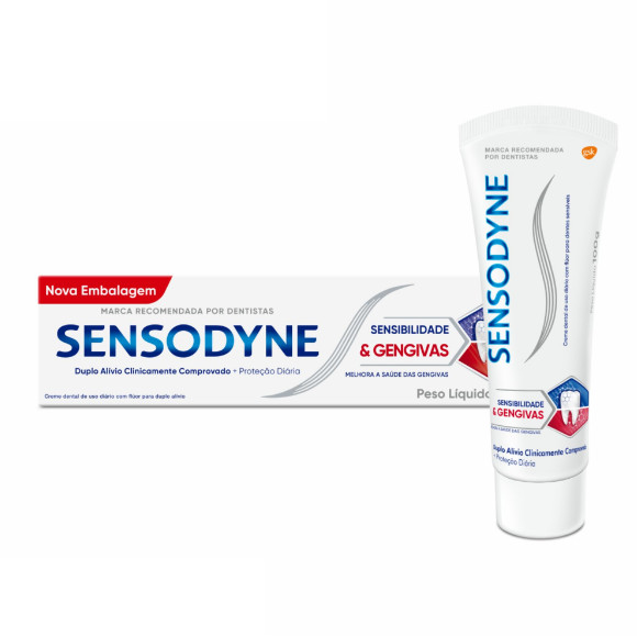 Pasta de Dente Sensodyne Sensibilidade Gengivas 100g