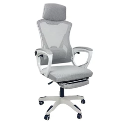 Cadeira De Escritório Presidente Executiva Oficial Supreme Cinza