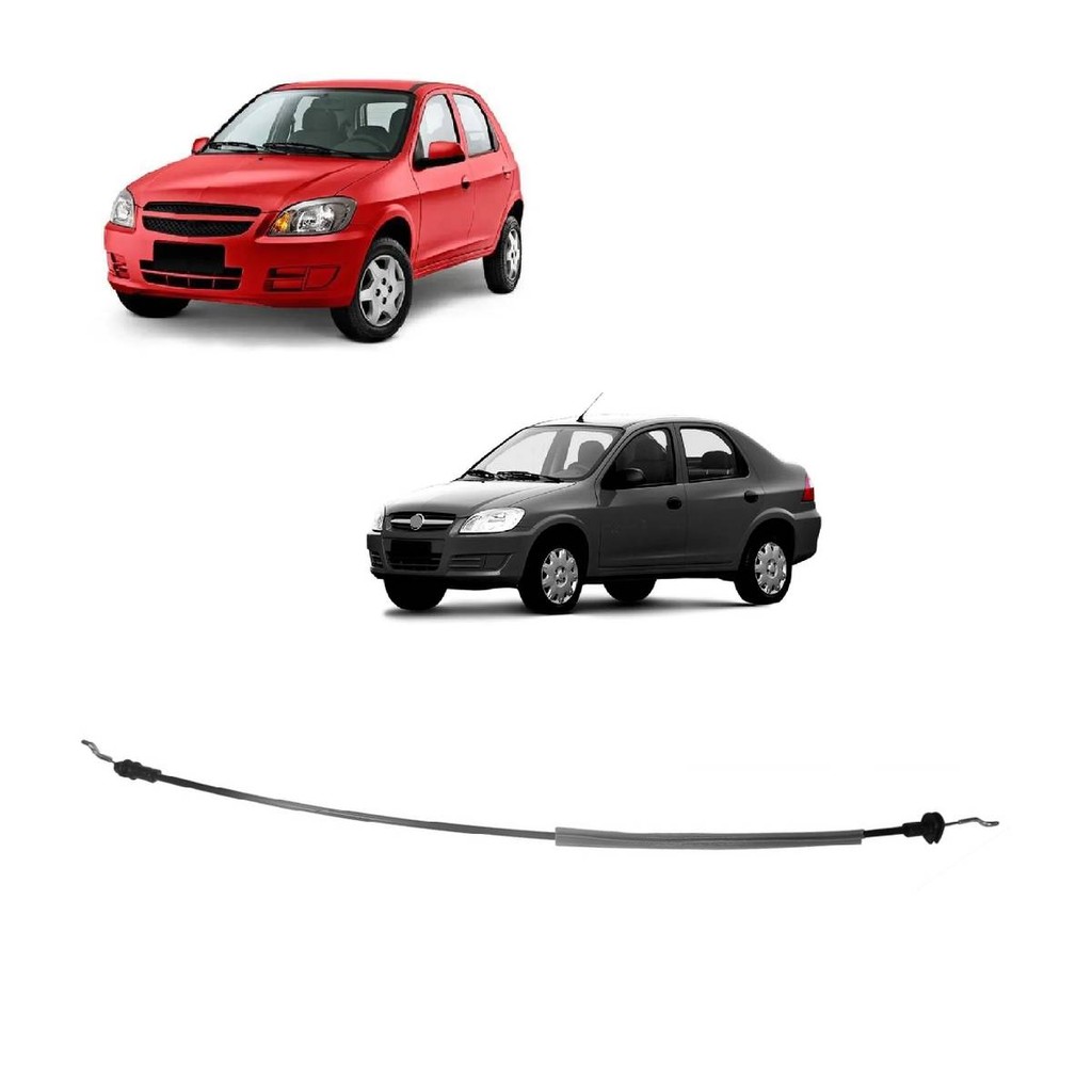 Cabo Fechadura Porta Dianteira Celta Prisma Lado Esquerdo em Oferta na Shopee