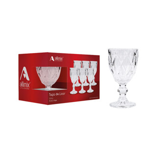 Kit 6 Taça De Licor 75ml Modelo Diamond