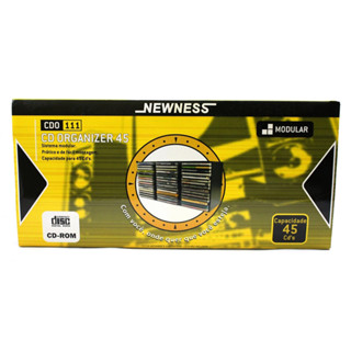 Porta Cd Organizer Suporte Para 45 Newness em Oferta na Shopee