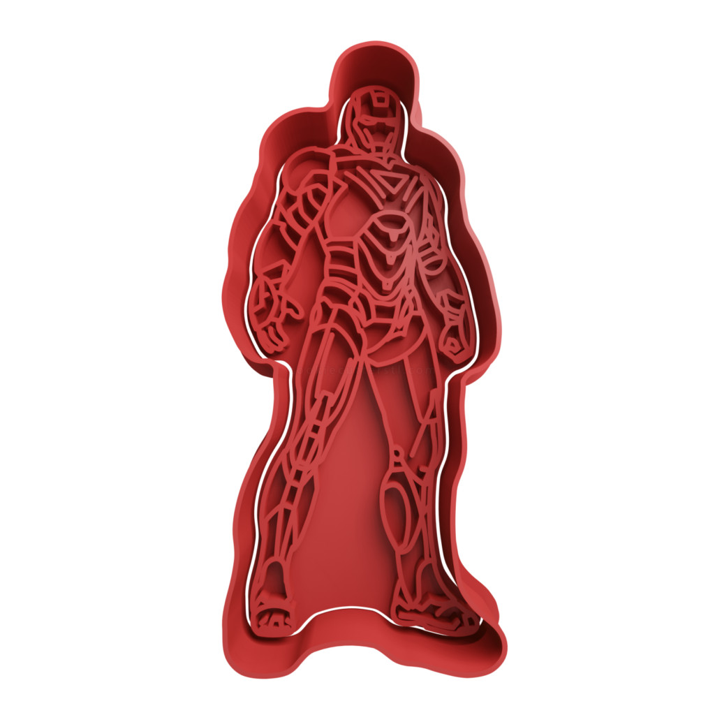 Cortador De Biscoito Homem de Ferro 3 - Homem de Ferro