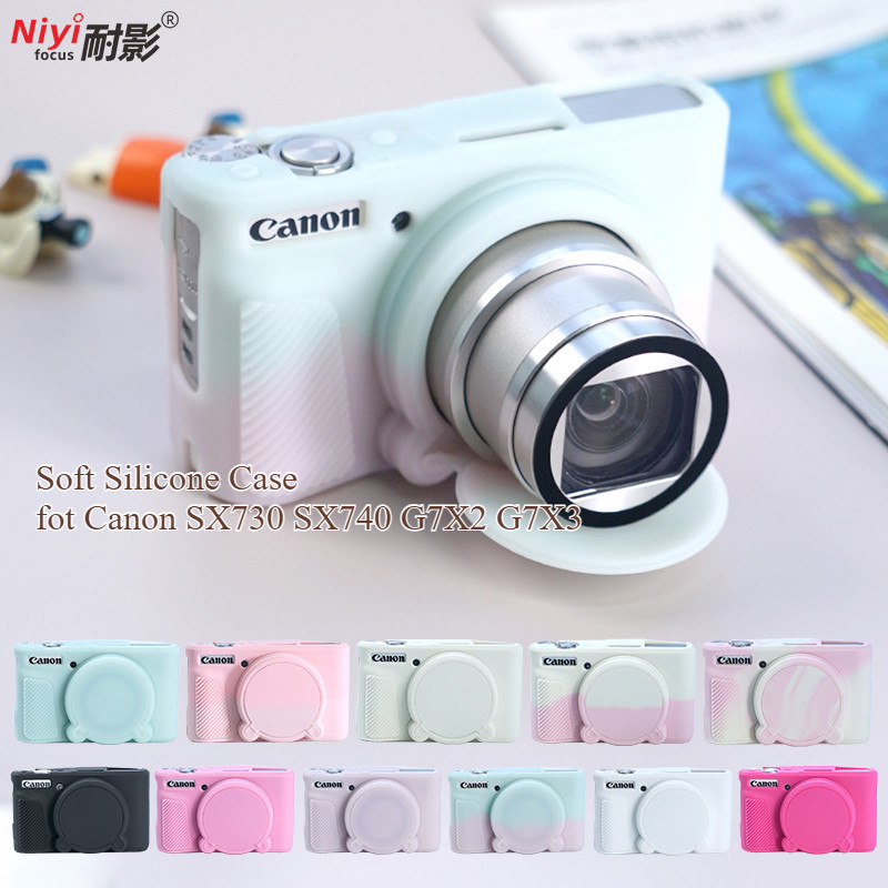 Canon G7x3 Capa Macia Para G7X II G7X III SX740 SX730 De Silicone Macio Mark G7X2 Protetor Câmera Completa em Oferta na Shopee
