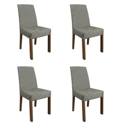 Kit 4 Cadeiras de Jantar 4255 Madesa