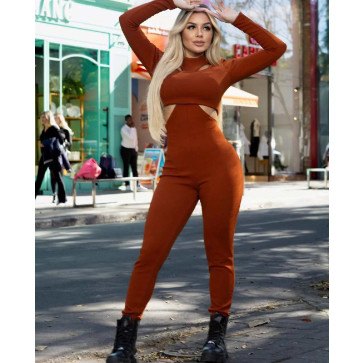 macacão gringa manga longa, moda feminina,macacao virginia com cropped