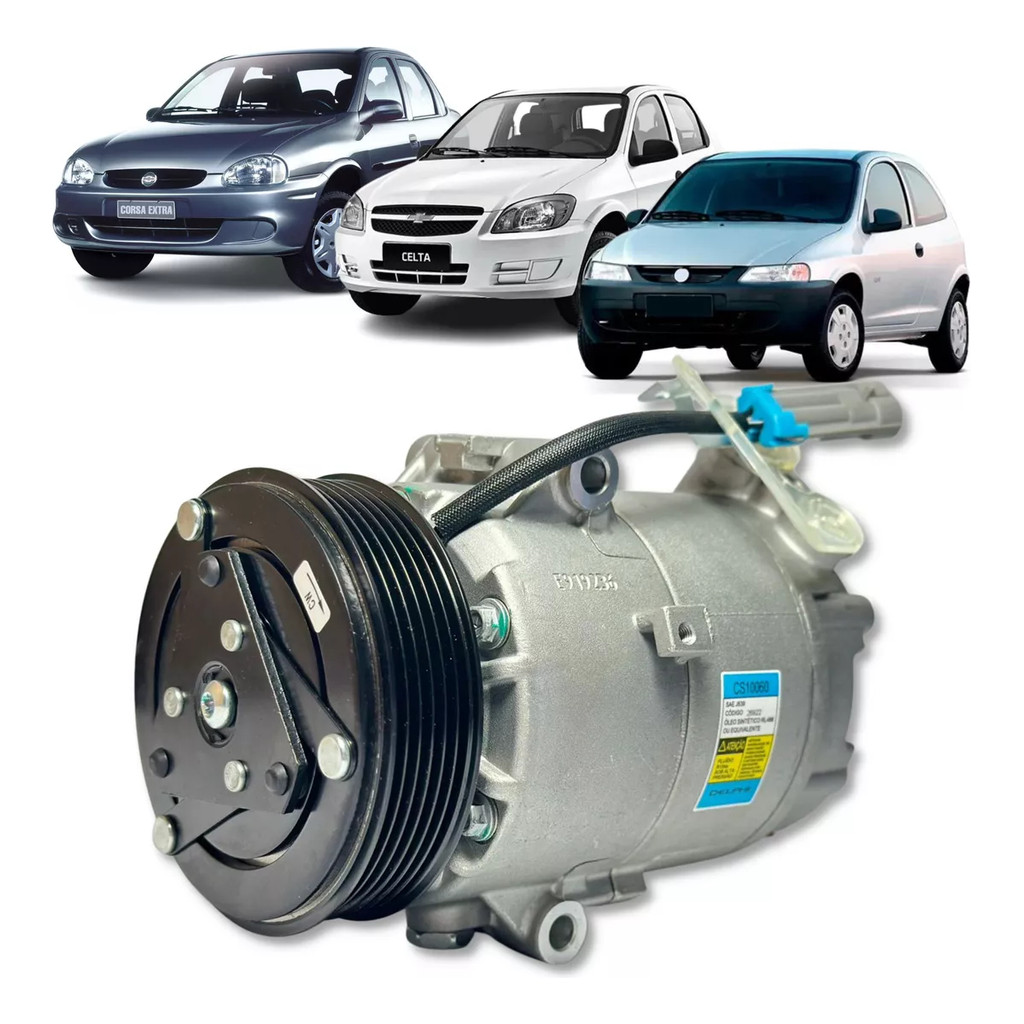Compressor Ar Prisma 1.0/1.4 2006 A 2012 Original Delphi - Spare Parts and Accessories for Vehicles