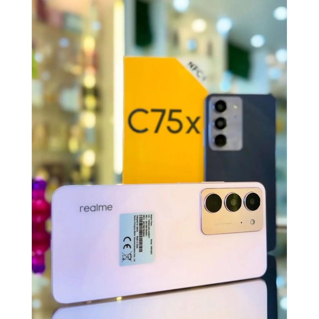 LANCAMENTO CELULAR REALME C75X COM 256GB DE MEMORIA COM NFC 1 ANO DE GARANTIA NO BRASIL RESISTENTE A AGUA l
