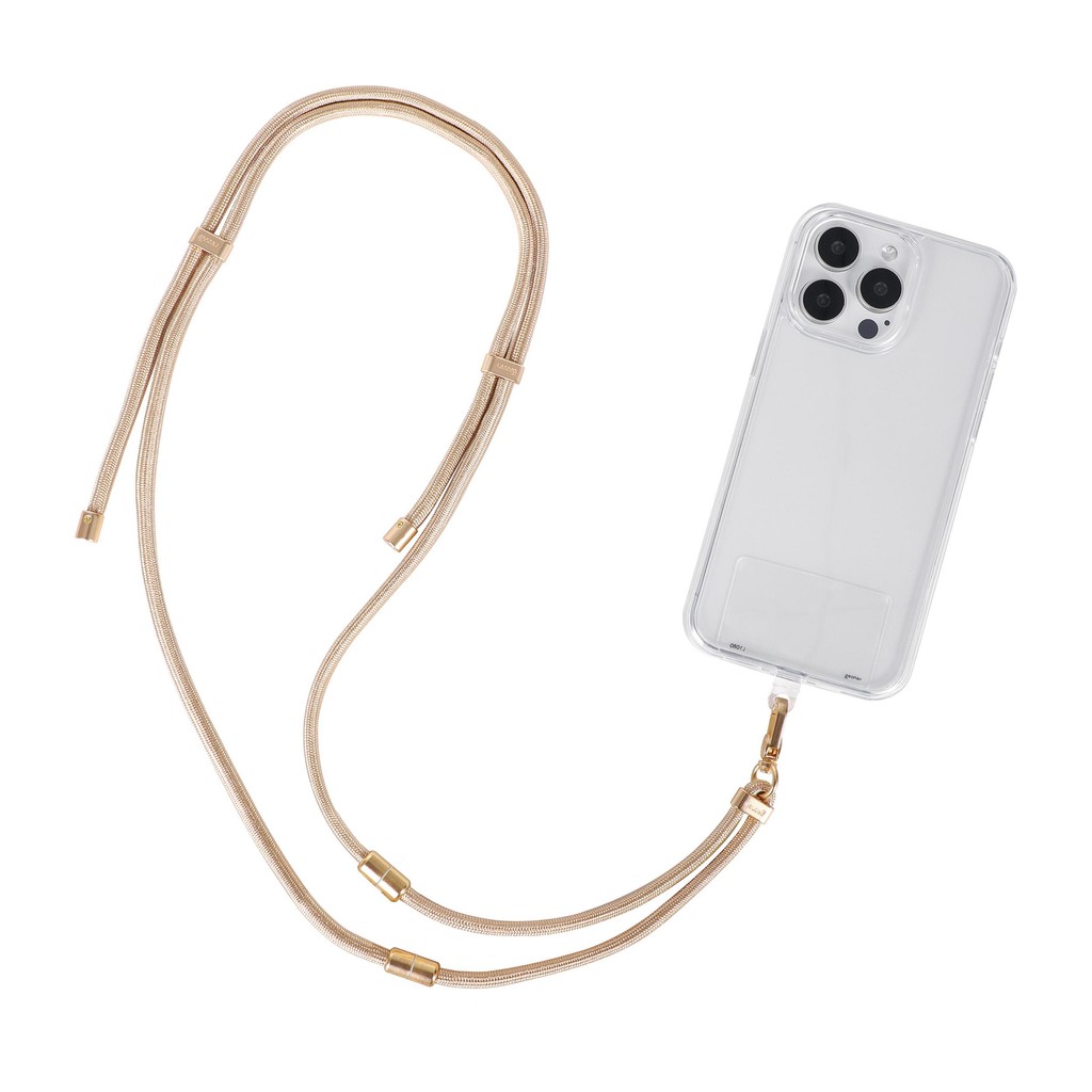 Cordão Celular Univer Ajustável Pulso Pescoço Dourado Geonav - Mobile & Gadgets