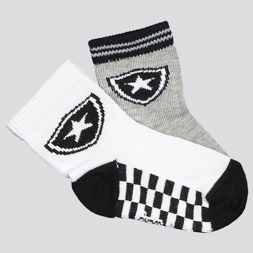 Kit Meia Botafogo 2 pares Infantil em Oferta na Shopee