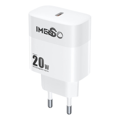 Carregador Imenso IMS-256 20w C/ 1 Saída Type-c Bivolt - Mobile & Gadgets