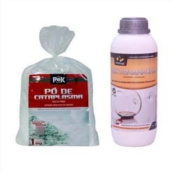 Kit Pek Tira Mancha + Pó De Cataplasma Removedores de Manchas PisoClean
