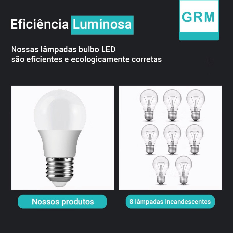 Detalhes do Kit 50 Lâmpada Led Bulbo 15w Branco Frio 6500K | Bivolt E27 Luz Branca e Luz Amarela para Ambientes externos e internos