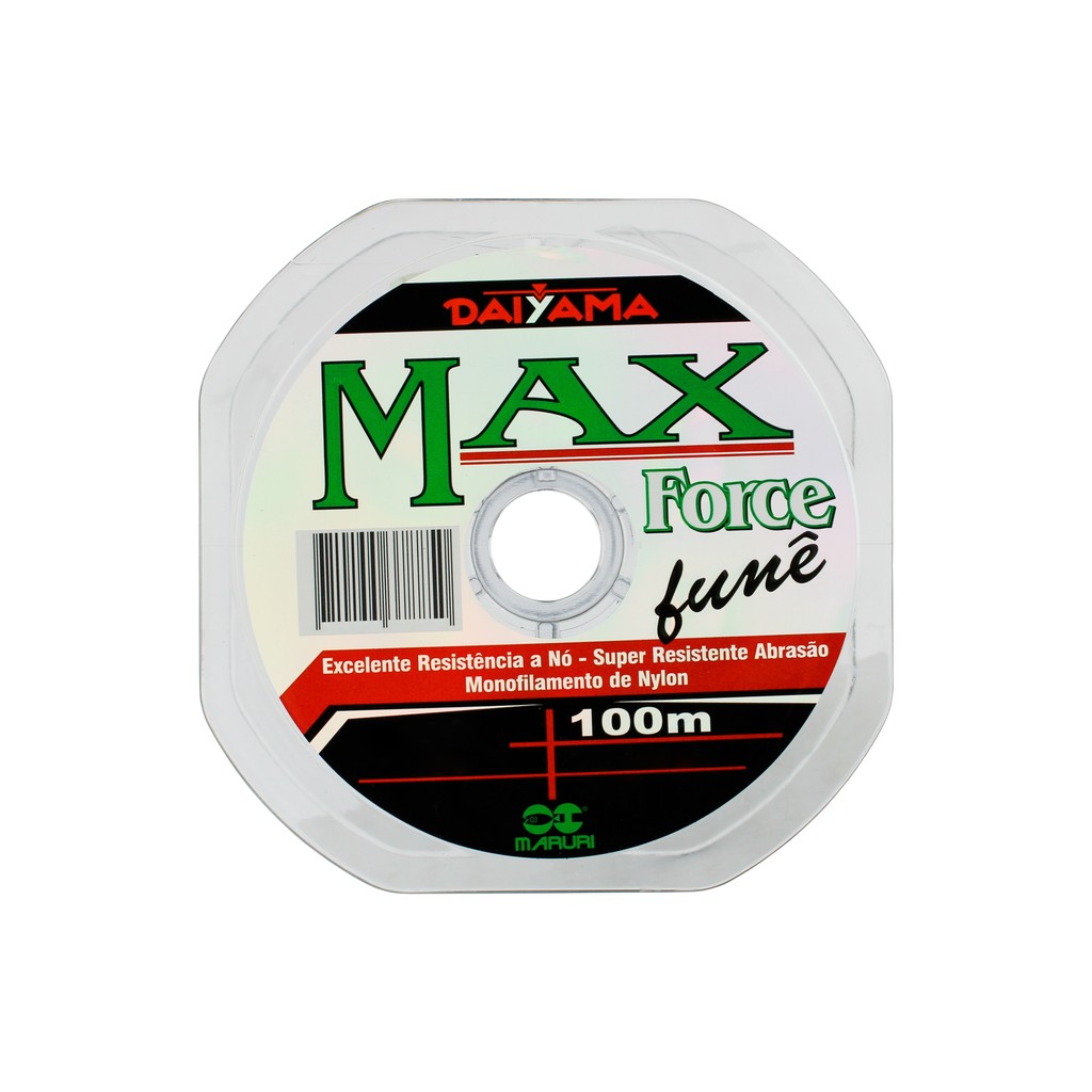 Linha de Pesca Monofilamento Max Force Fumê 100m - Maruri em Oferta na Shopee
