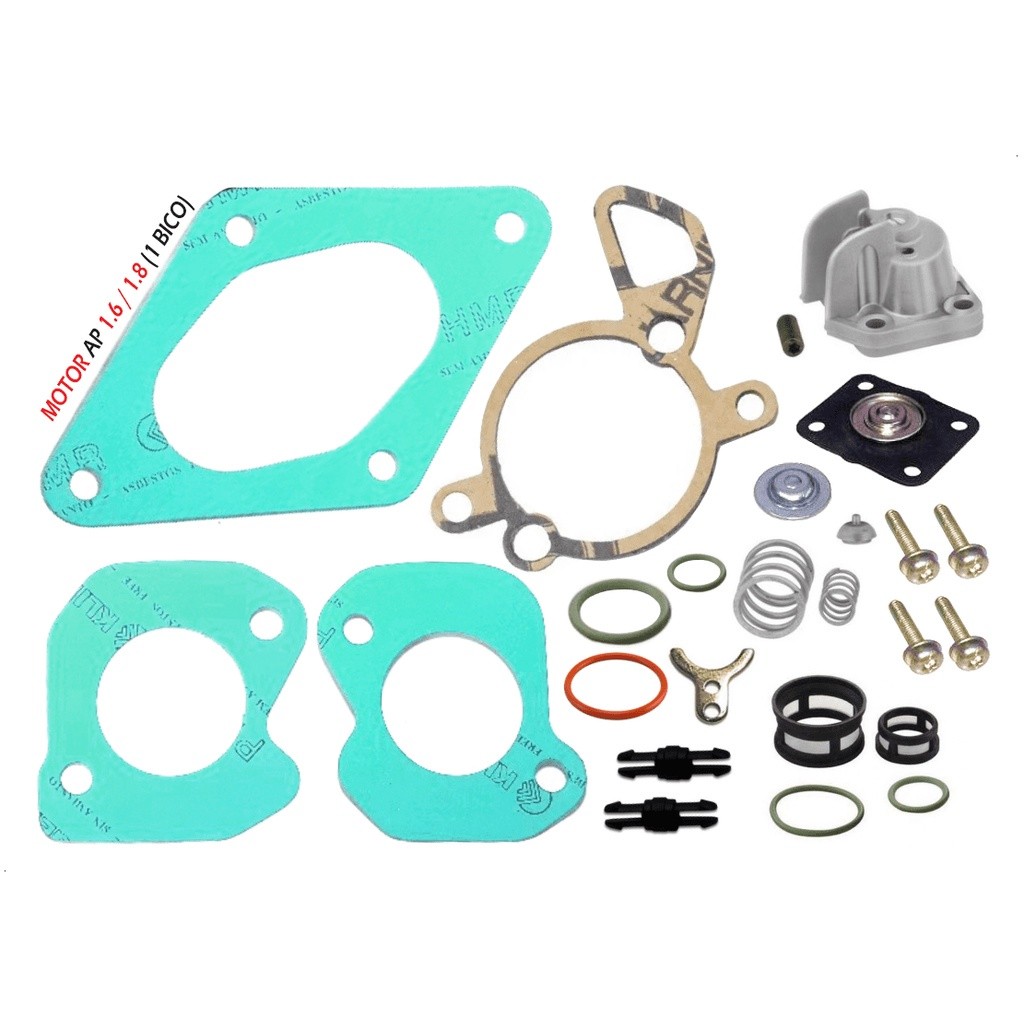Kit Reparo Junta Tbi Injetor E Regulador Pressão Gol Parati Santana Logus Pointer 1.6 1.8 Ap