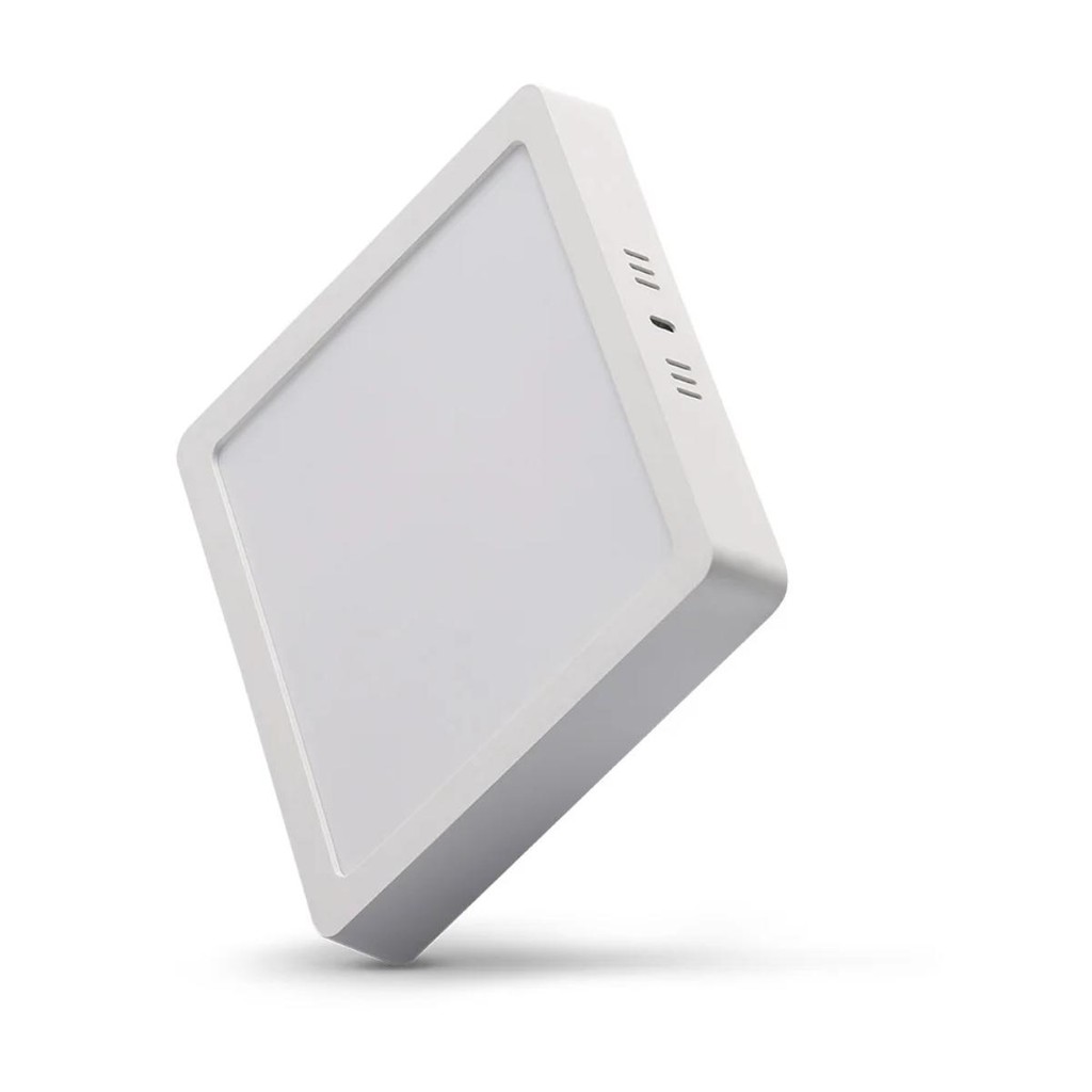 Painel LED ECO Branco Sobrepor 18W Quadrado 6500K 100-240V Black+Decker