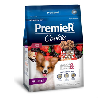 Kit 3 und Premier Cookie Cães Filhote Frutas Vermelhas E Aveia 250g em Oferta na Shopee