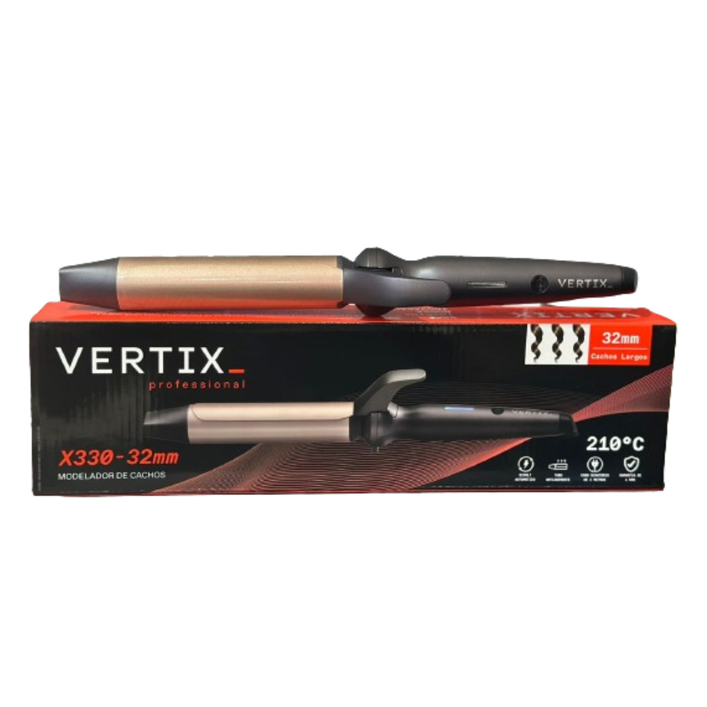 Vertix X330 Modelador de Cachos Profissional 32mm X 130mm Bivolt