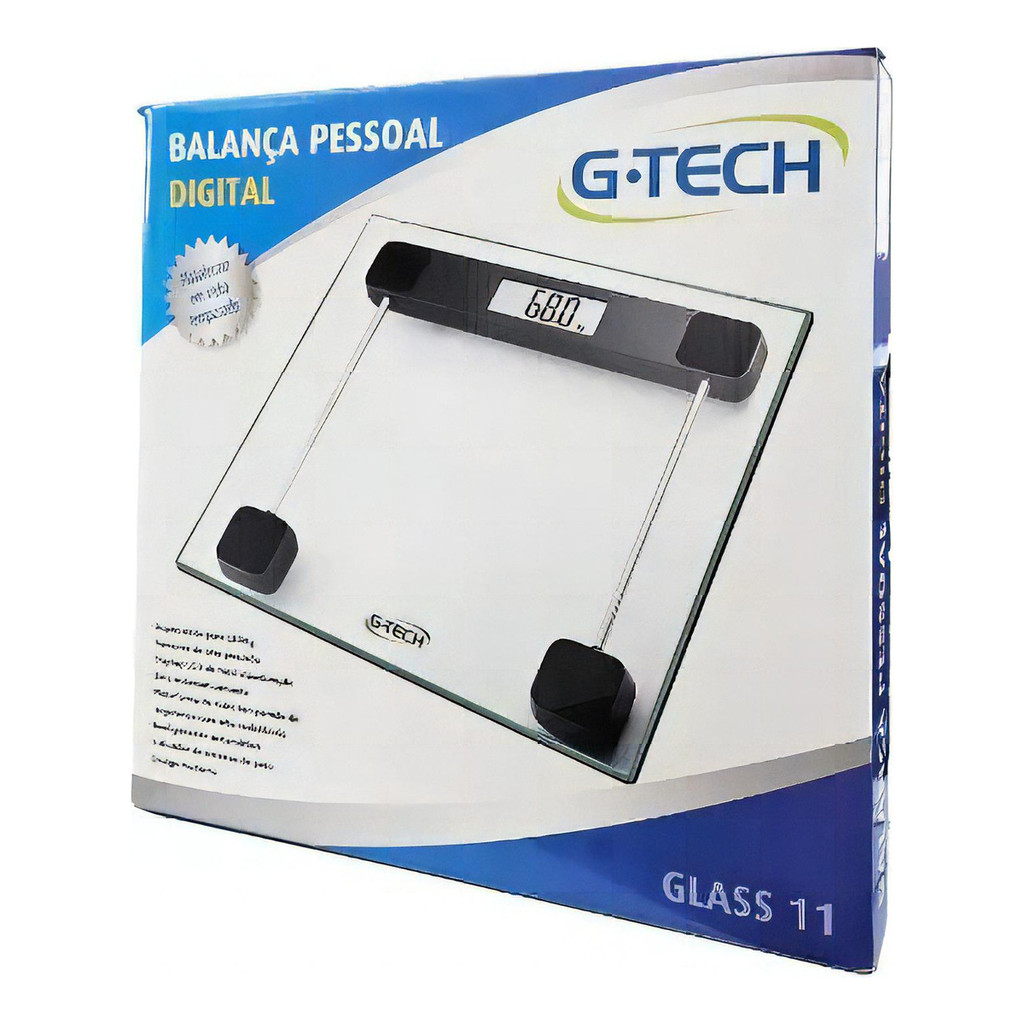 Balança Digital Banheiro Glass 10 G-tech 150kg