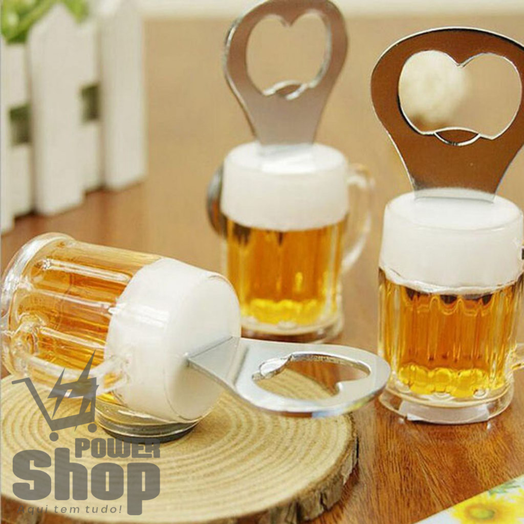 Imã Caneca Cerveja Abridor de Garrafa Lembrancinha Chá de Panela Abridor de Garrafa em Oferta na Shopee