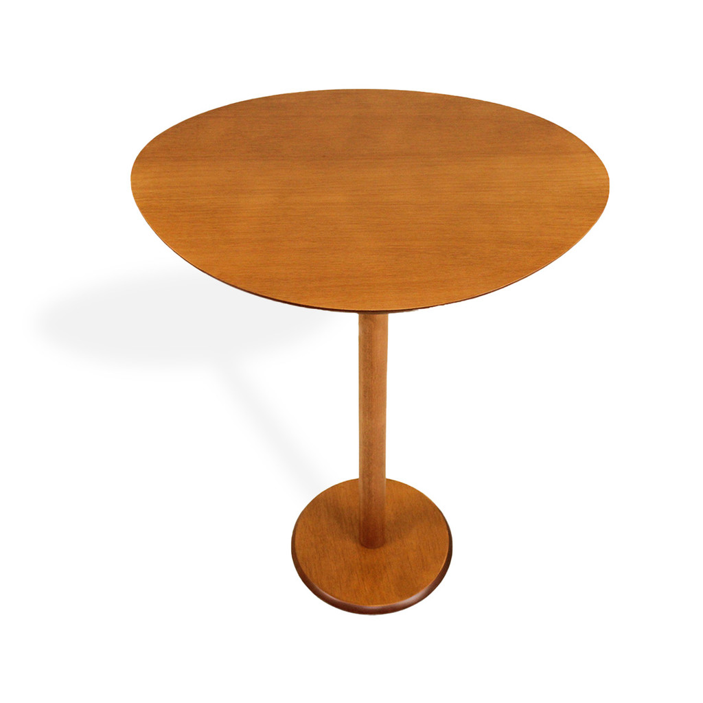 Mesa Lateral Heming Design Orgânico para Sala 35x50cm - Mel
