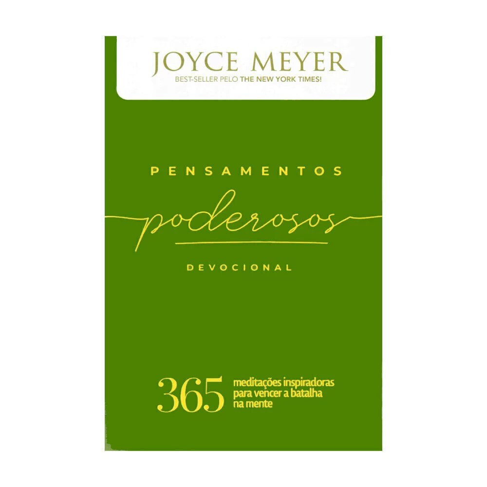 Devocional Pensamentos Poderosos | Joyce Meyer em Oferta na Shopee