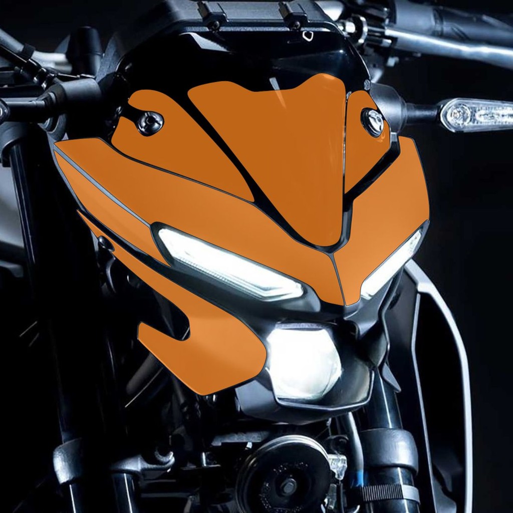 Película PPF Proteção Kit Frente Moto Yamaha MT-03 2021 2022 2023 2024 2025 Transparente TPU Anti Risco