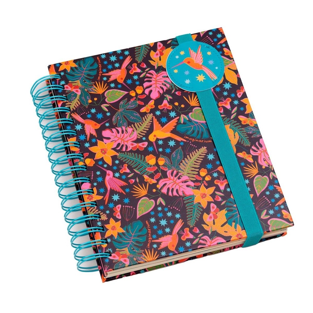 Planner estampa beija flor - Imaginarium em Oferta na Shopee