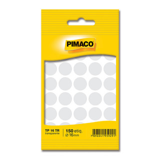 Etiqueta adesiva TP16 transparente Pimaco em Oferta na Shopee