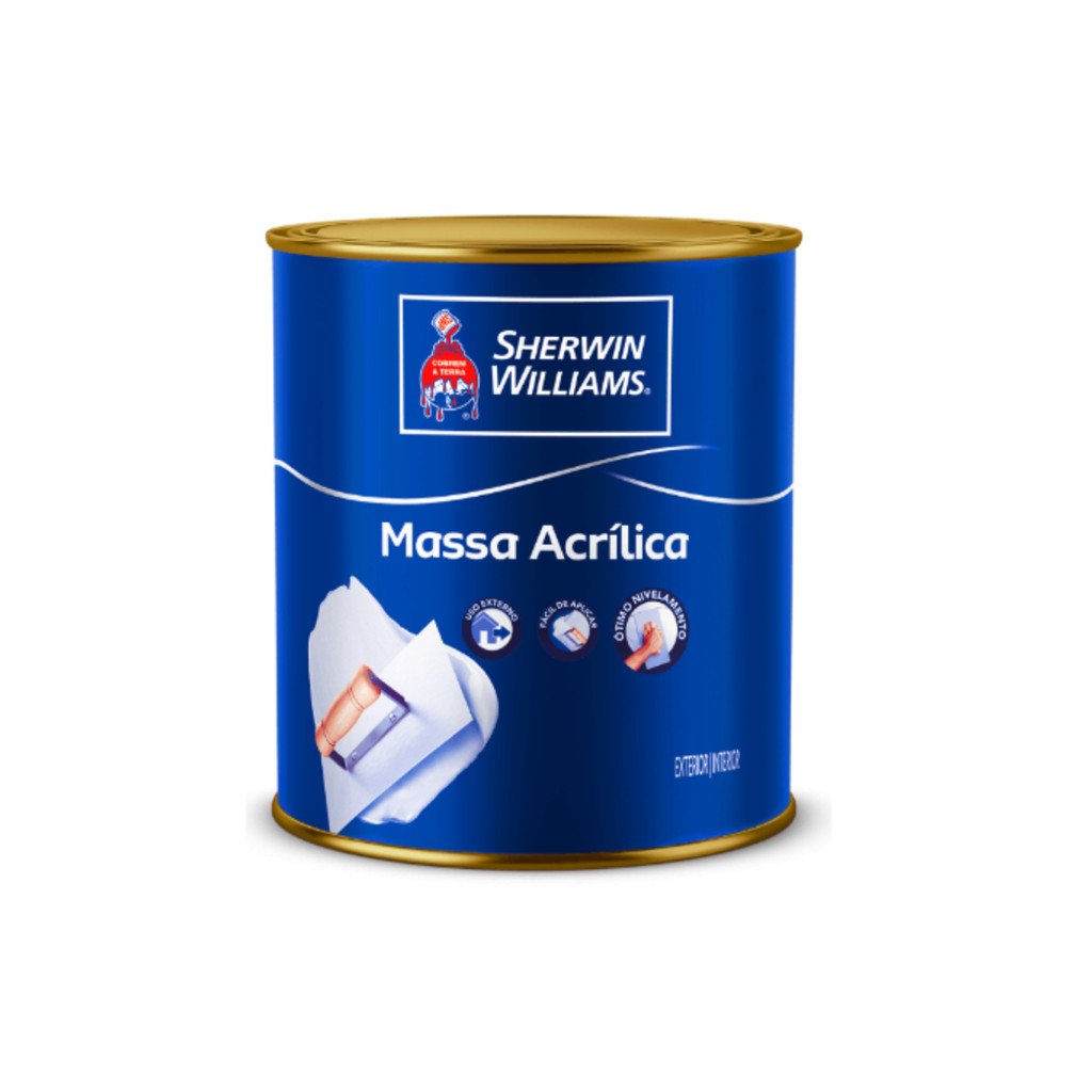 Massa Acrílica Sherwin Willams 6kg em Oferta na Shopee