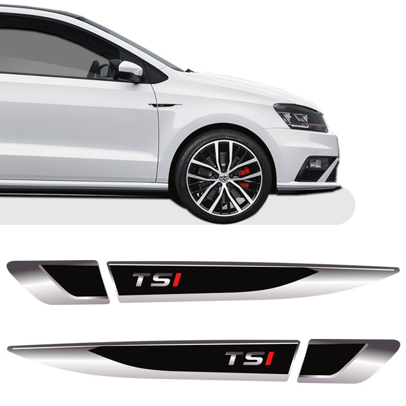 Emblema Resinado Aplique Lateral Tsi I Vermelho Inclinado em Oferta na Shopee