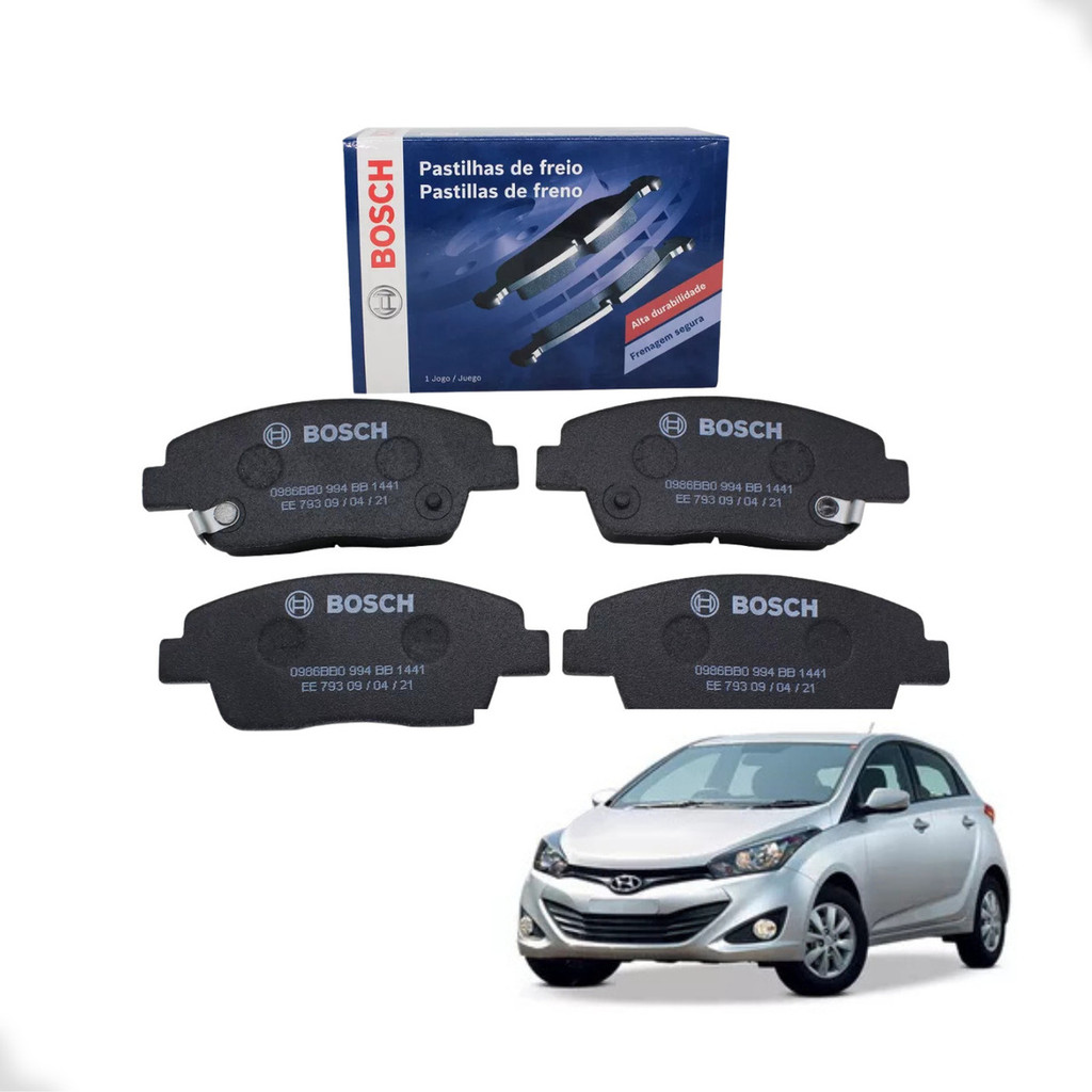 BB1441 - Pastilha de Freio Dianteiro  Hb20 1.0 2013 2014 2015 2016 2017 2018 2019 BOSCH