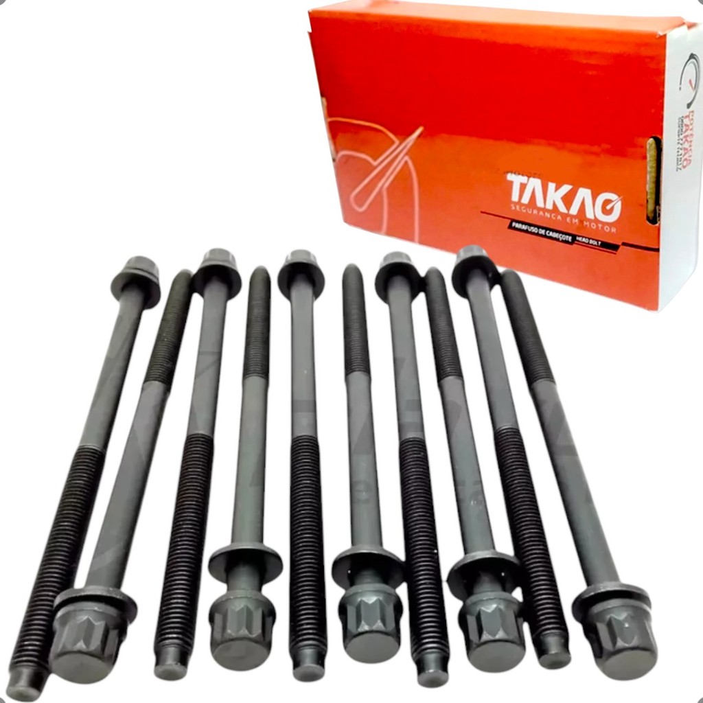 Jogo Parafuso De Cabeçote Takao Honda New Civic Crv Hrv Accord 1.8 2.0 2.4 16v em Oferta na Shopee