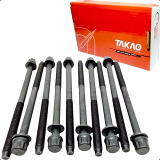 Jogo Parafuso De Cabeçote Takao Honda New Civic Crv Hrv Accord 1.8 2.0 2.4 16v em Oferta na Shopee