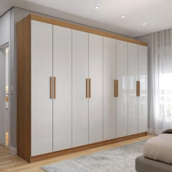 Guarda-Roupa Casal Aurora 8 Portas 4 Gavetas - Panorama Móveis