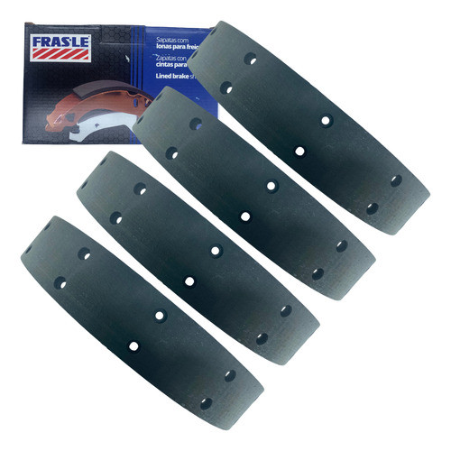 Jogo 4 Lona Freio Traseira Fras-le Kombi 1967 1968 1969 1970 1971 1972 1973 1974 1975 1976 A 1981 em Oferta na Shopee