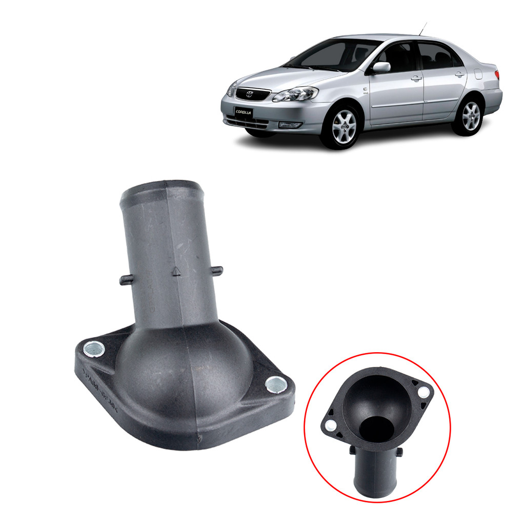 FLANGE VÁLVULA TERMOSTÁTICA TOYOTA COROLLA 2002 A 2011 em Oferta na Shopee