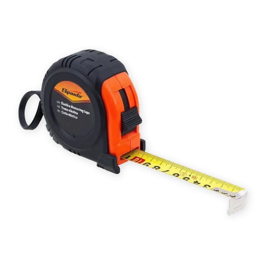 Trena Manual Emborrachada Com Lâmina Nylon 5 Metros Sparta em Oferta na Shopee