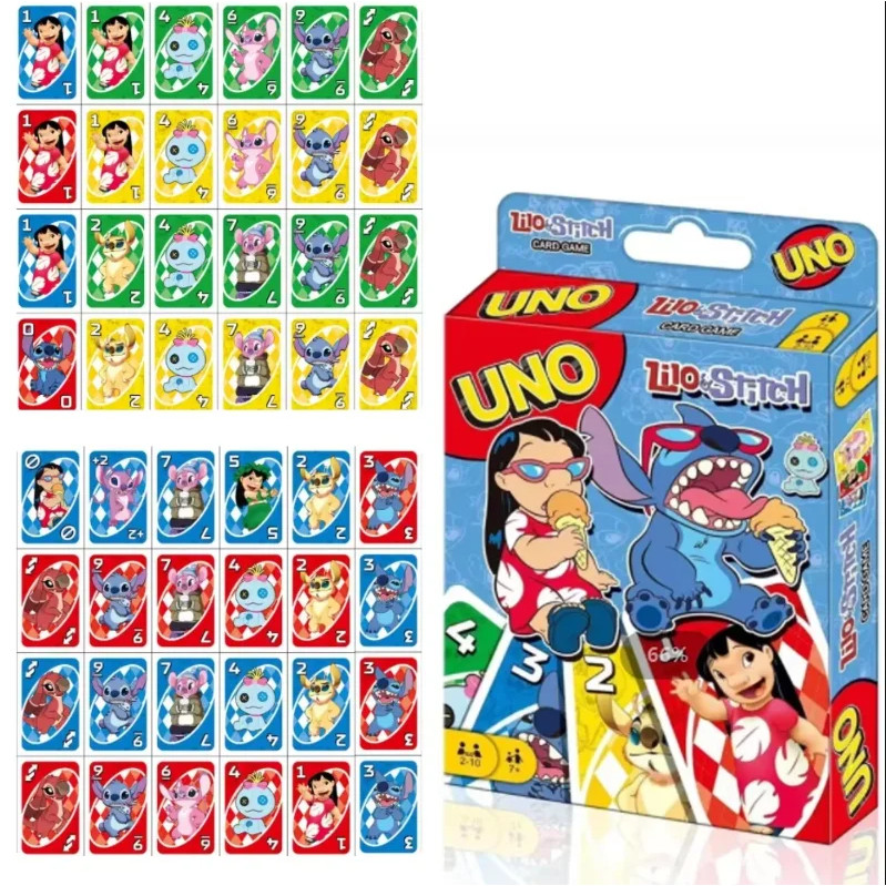 UNO Stitch – Jogo de Cartas Divertido para Toda a Família