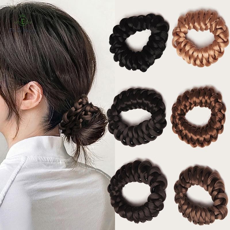 EA & Moda Peruca Rabo De Cavalo Elástico Tecelagem Trança Laços De Cabelo Penteado Fixador Ferramentas Estilo Acessórios