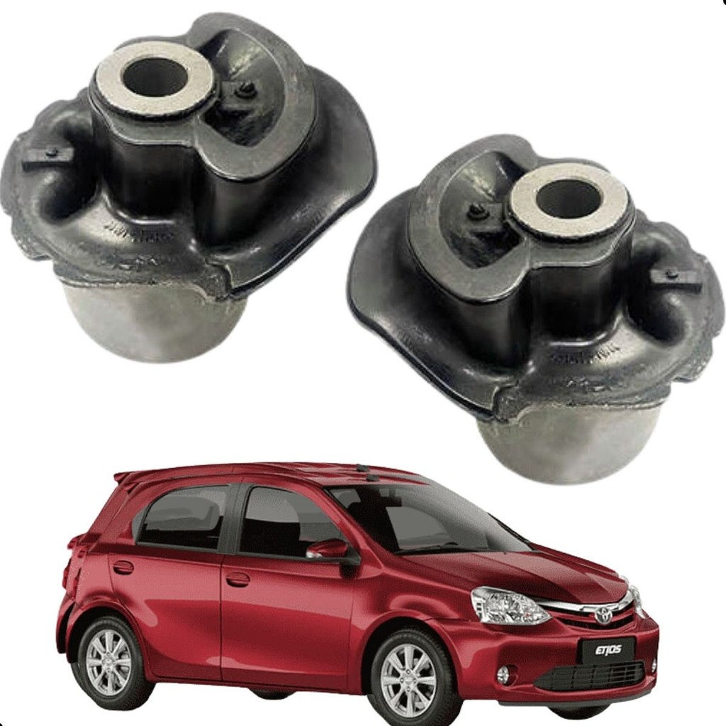 PAR Bucha Eixo Traseiro Toyota Etios 12 a 21 Corolla 15 a 19