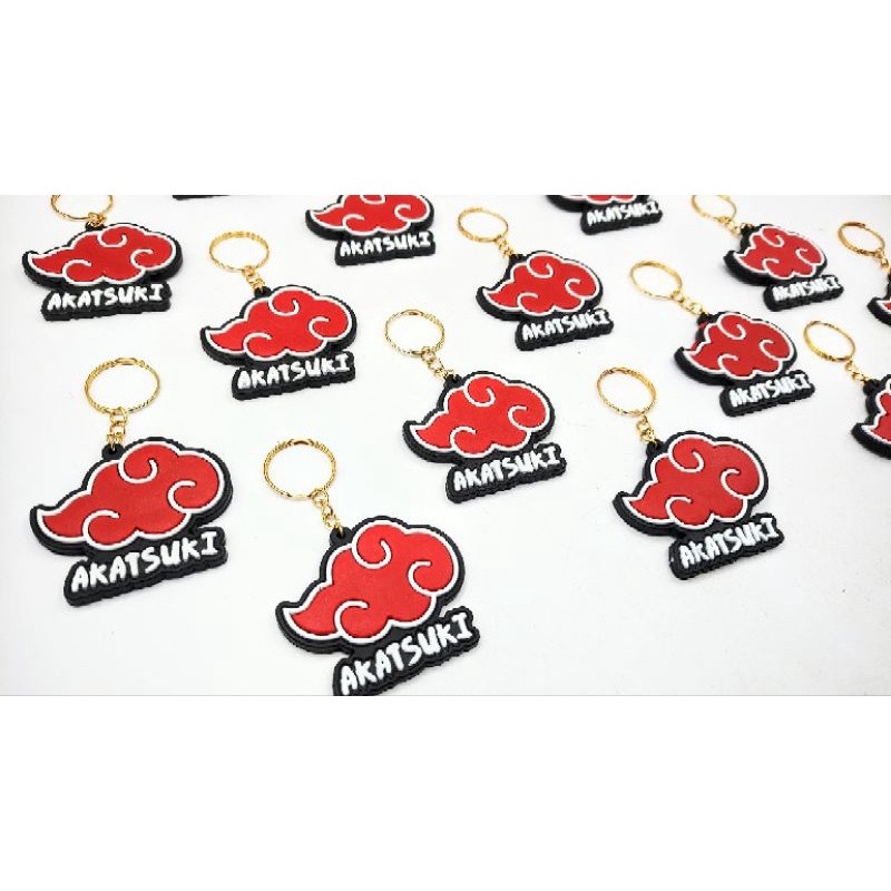 Chaveiro Akatsuki 5un Barato Modelo Grande Manga Ninja Geek novo Novo
