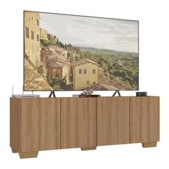 Rack para TV até 50 Polegadas com 4 Portas Multimóveis MP1072