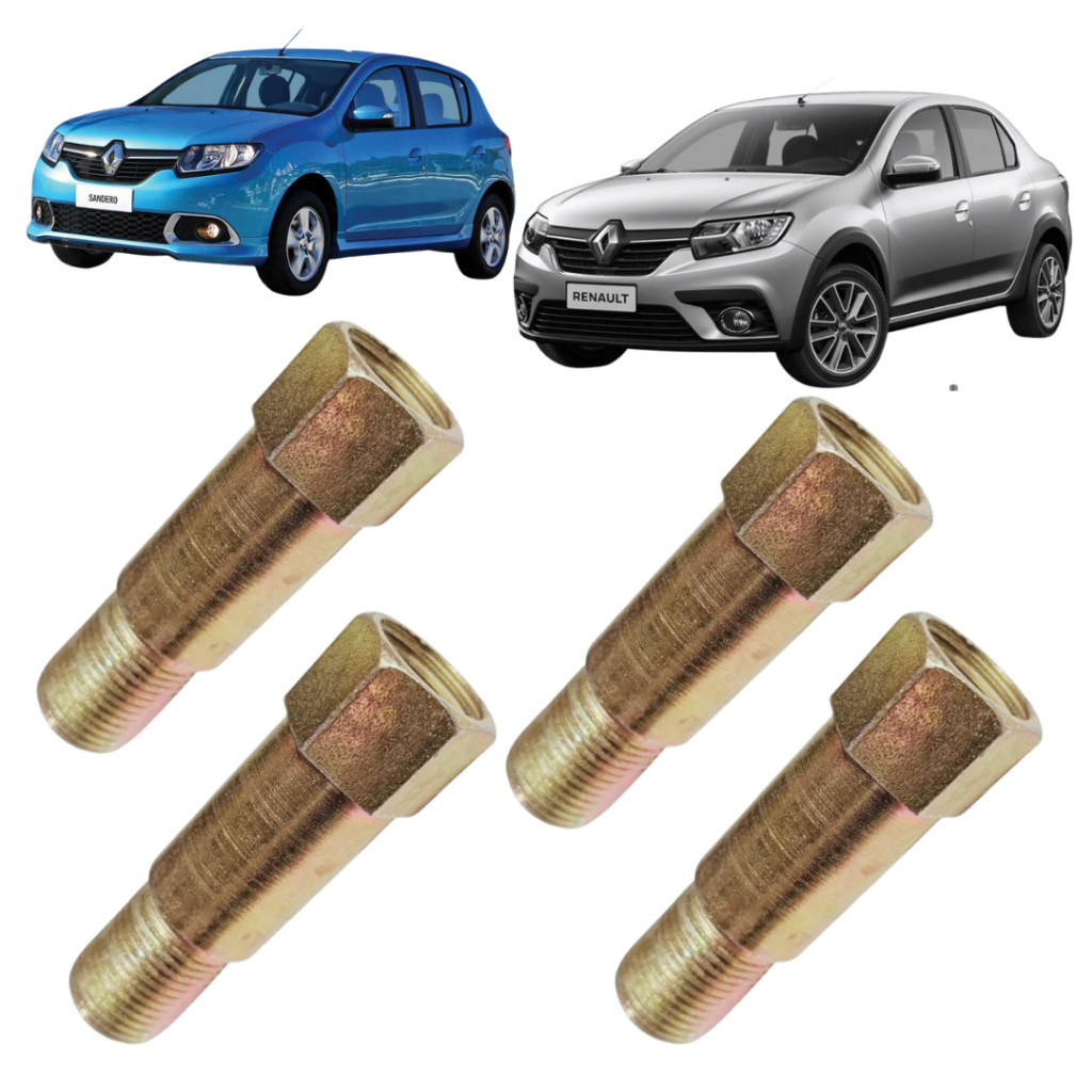 4 Tucho Vela Paralelo Clio Kwid Sandero Peugeot 206 1.0 16v