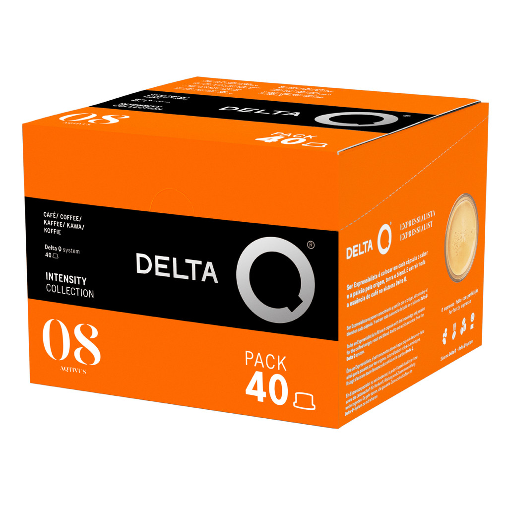 Pack Com 40 Capsulas Café Expresso Para Cafeteira Delta Q