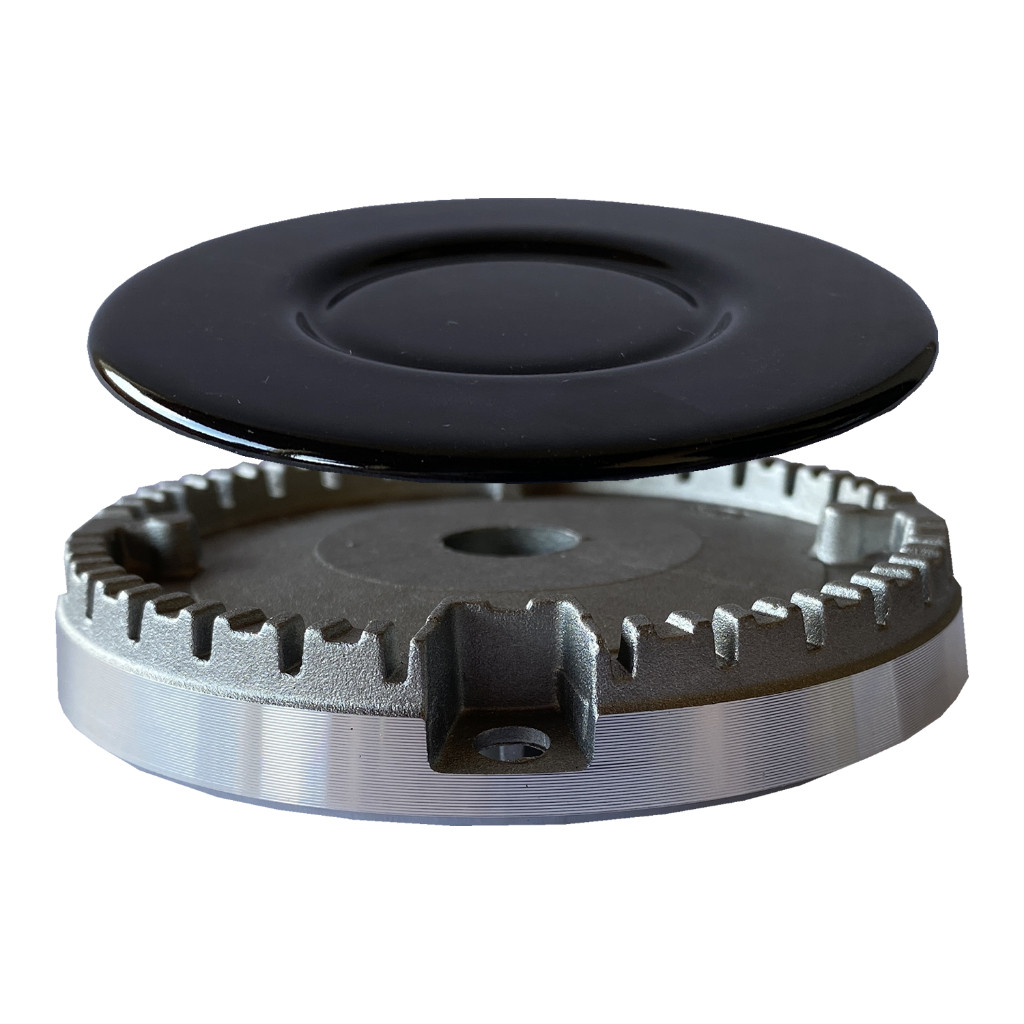 Jogo 4 Bocas Queimadores e Espalhadores Fischer Cooktop Fogão Gran Cheff Infinity Vidro Compativel