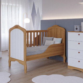 Berço Mini Cama MDF Harmonia Permóbili em Oferta na Shopee